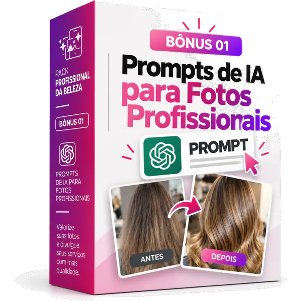 Caixa do Bônus 1: prompts de IA para valorizar as fotos do seu trabalho