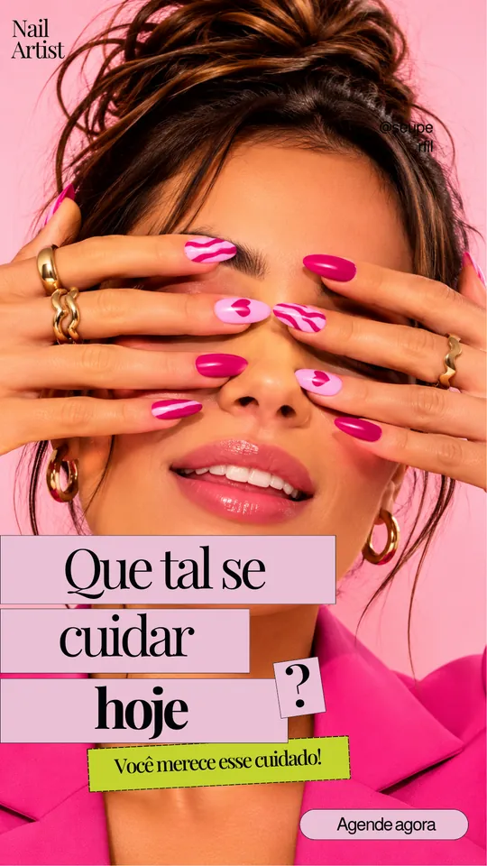 Template de Story para unhas