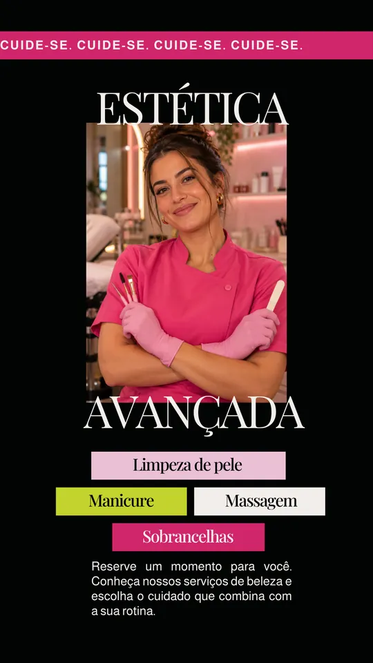 Template de Story para estética