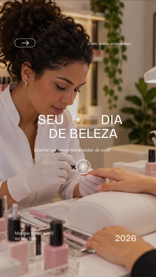 Template de Story para manicure