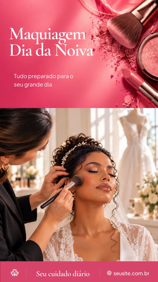 Template de Story para maquiagem