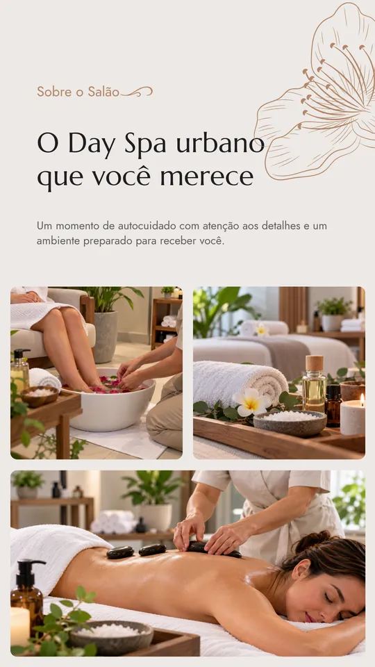 Template de Story para day spa