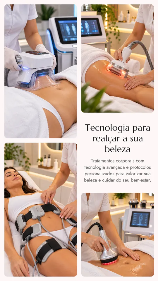 Template de Story para estética corporal